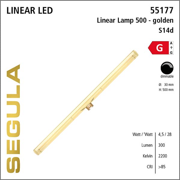 55177 LED Filament Leuchtmittel Linienlampe S14s S14d