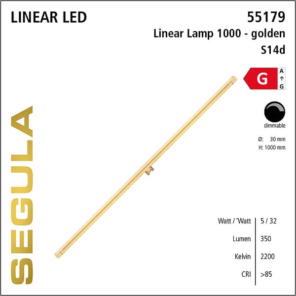 55179 LED Filament Leuchtmittel Linienlampe S14s S14d 1