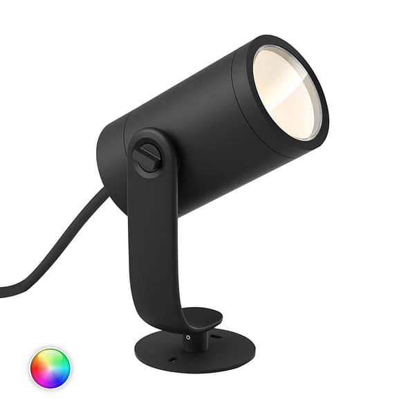 uitbreiding spotlight met spike philips hue lily 8w rgbw white color Productfoto 1