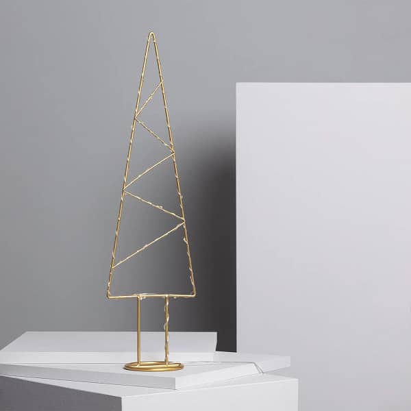 led gold kerstboom