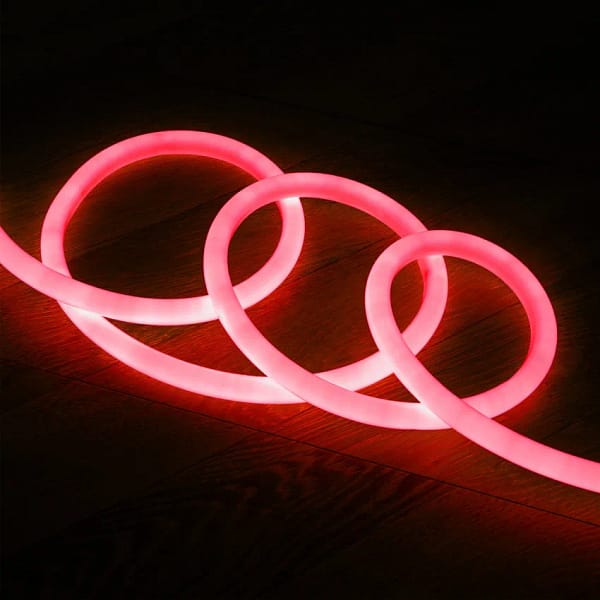 ronde flexibele neon led strip 360 220v ac 120 ledm in rood